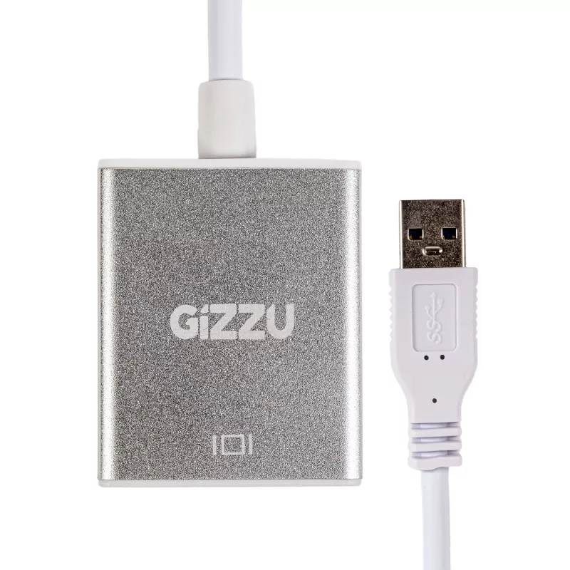 Gizzu USB 3.0 naar HDMI-adapter - Full HD 1080p video-uitgang, zwart