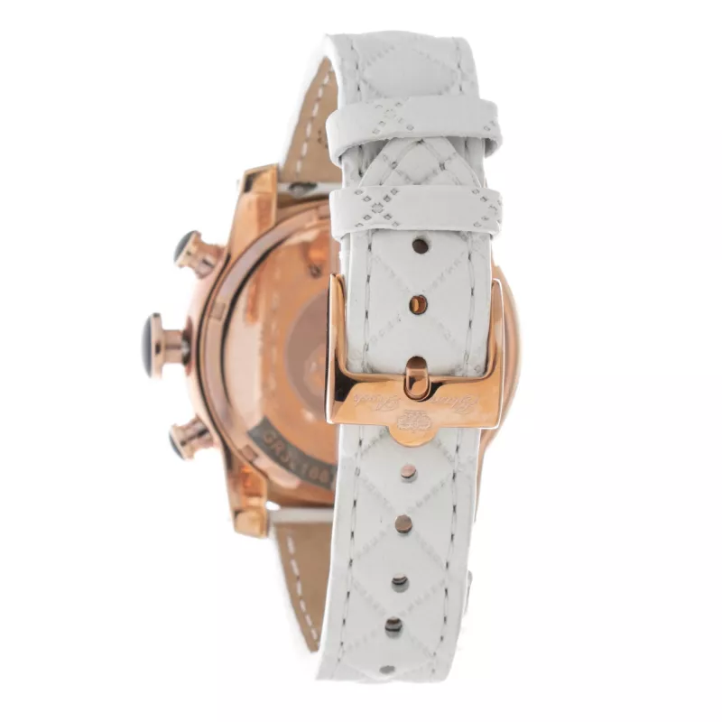 GLAM ROCK dames quartz horloge GR32166R 44mm witte silicone band