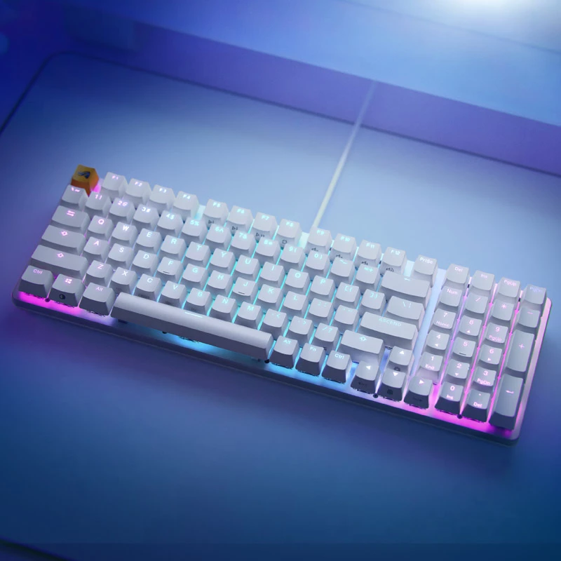 Glorious GMMK 2 Full-Size toetsenbord - Fox Switches, NO-layout, wit