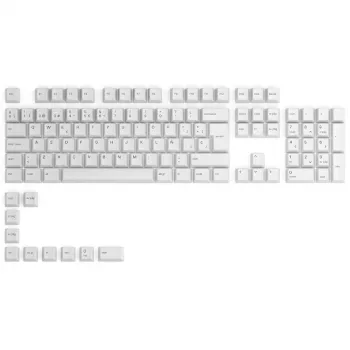 Glorious GPBT toetsenkappen - 115 PBT toetsenkappen, ISO, ES layout, Arctic White