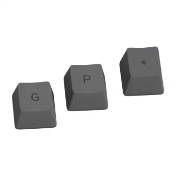 Glorious GPBT Keycaps - 115 PBT toetsenkappen, ISO, ES-indeling, Black Ash