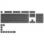 Glorious GPBT Keycaps - 115 PBT toetsenkappen, ISO, ES-indeling, Black Ash