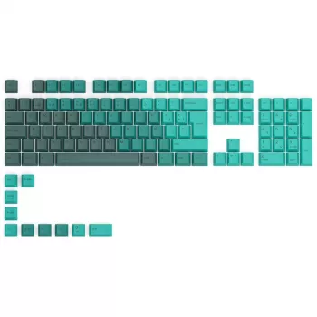 Glorious GPBT Keycaps - 115 PBT-toetsenkappen, ISO, ES-layout, Rain Forest