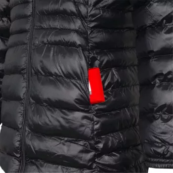 Glovii GTFBL dames verwarmde softshelljack met carbonfiberverwarming, 3 modi, oplaadbare accu, zwart