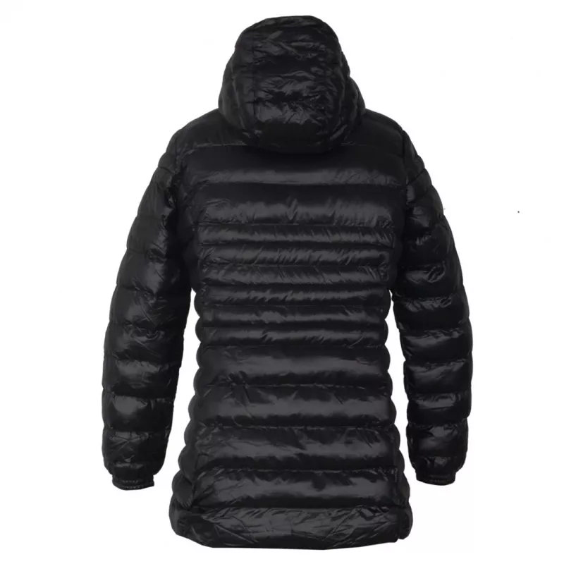 Glovii GTFBL dames verwarmde softshelljack met carbonfiberverwarming, 3 modi, oplaadbare accu, zwart