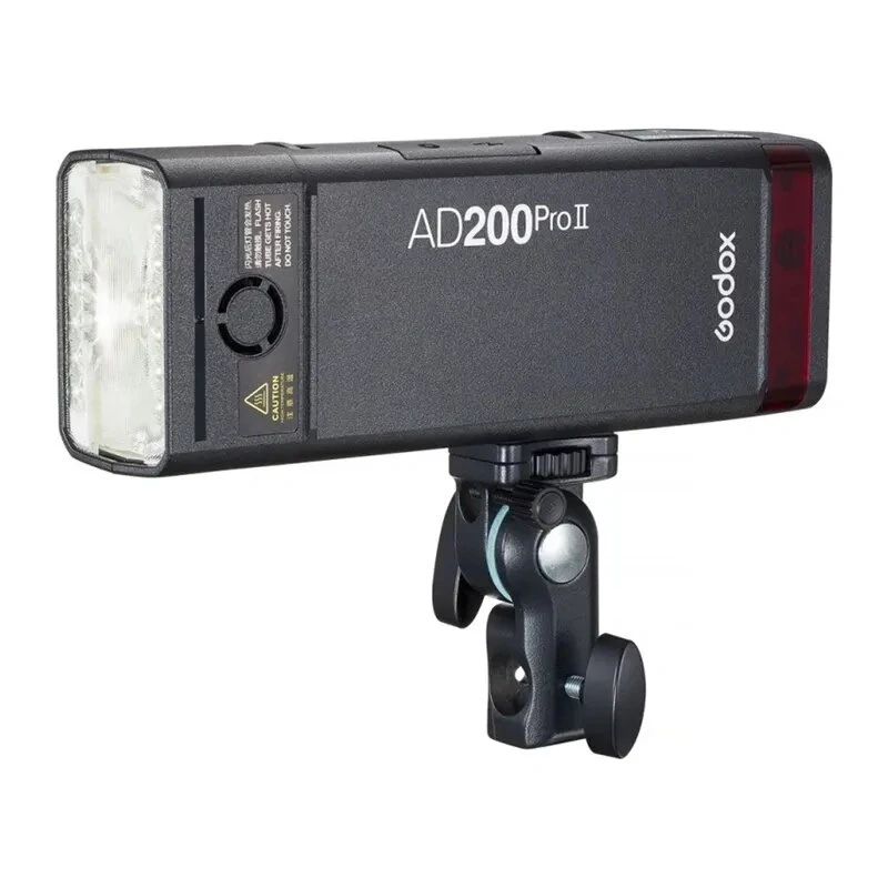 Godox AD200Pro II flitserkit met Bare Bulb & Fresnel Head, 200Ws, TTL/HSS, 2,4GHz X System