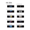 Godox AK-S04 slide-set – 6 roestvrijstalen gobo-patronen voor AK-R1 rondflitskop