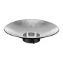Godox RFT-4 Bowens-mount standaardreflector (7 inch, 55°, zilveren binnenoppervlak, parapluhouder)