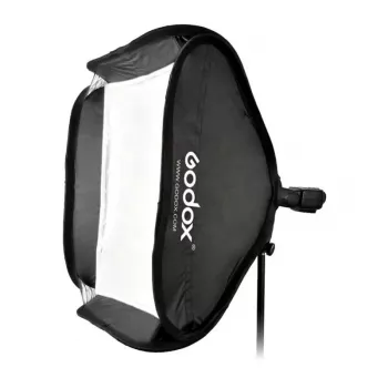 Godox SFGV8080 80x80cm silver grid softbox met Bowens mount, 40° grid, binnen- en buitendiffusor, snel opzetten