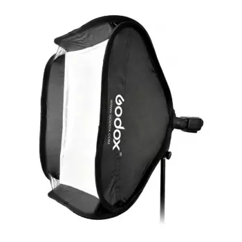 Godox SFGV8080 80x80cm silver grid softbox met Bowens mount, 40° grid, binnen- en buitendiffusor, snel opzetten