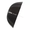 GODOX UB-165W 165cm parabolische reflecterende paraplu met 16 zilveren ribben en draagtas