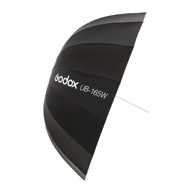 GODOX UB-165W 165cm parabolische reflecterende paraplu met 16 zilveren ribben en draagtas