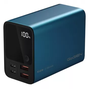 GoGen PB270001BL powerbank 27000 mAh blauw
