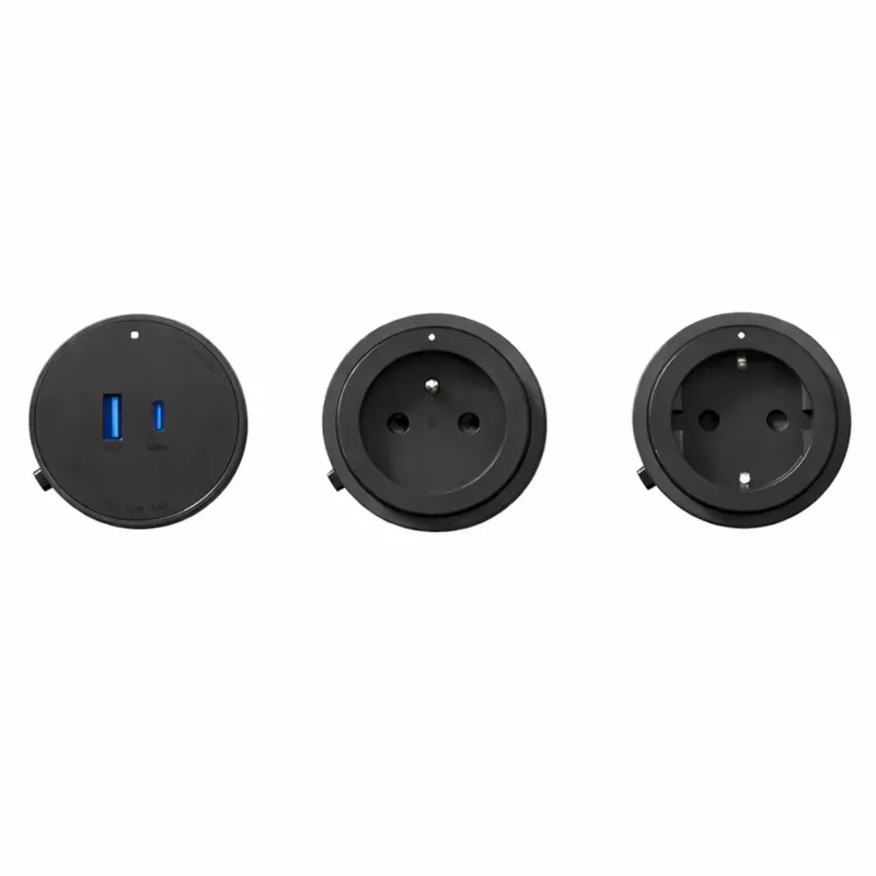 GONEO Power Track Adapter USB + USB-C zwart