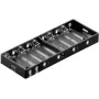 Goobay BH AA 10xL passieve batterijhouder voor 10 AA-batterijen, serieschakeling, 15V uitgang, zwart 11986