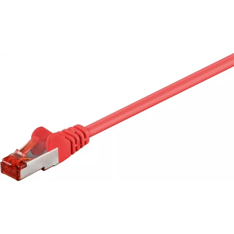 Goobay CAT 6 S/FTP (PiMF) patchkabel, rood, 5 m - CCA