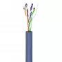 Goobay Cat 6a U/UTP netwerkkabel, 305 m, massief koper, AWG 23, LSZH, blauw (96097)