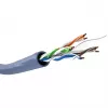 Goobay CAT 6a U/UTP netwerkkabel 50 m blauw - massief koper, AWG 23/1, LSZH (96092)