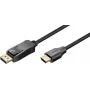 Goobay DisplayPort naar HDMI-kabel 1,8 m 4K UHD zwart 80527