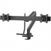 GOOBAY dual-monitor bureausteun Office (zwart)