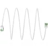 Goobay Ultraflexibele CAT 8.1 Slim U/FTP-patchkabel, 0,5 m, wit, extra korte connector, 40 Gbps 74359