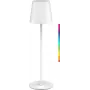 Goobay draadloze LED-tafellamp, maat M, 38 cm, RGBW, wit (76568)