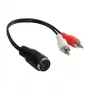 Good Connections Audio Adapter 5-pin DIN bus naar 2x RCA stekker - 0,2 m