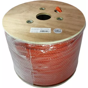 Good Connections Cat.7 S/FTP PiMF installatiekabel, duplex, AWG23, FRNC-B, oranje, 100m