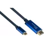 Good Connections GC 4520-CSF015B USB-C naar HDMI adapterkabel, 4K@60Hz, 1,5m, zwart