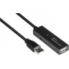 Good Connections GC-M0134 USB 2.0 verlengkabel 20 m zwart met signaalversterker