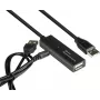 Good Connections GC-M0134 USB 2.0 verlengkabel 20 m zwart met signaalversterker