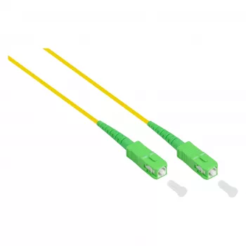 Good Connections OS2 Singlemode 9/125µm SC/SC Simplex glasvezel-patchkabel, LSZH, geel, 15m
