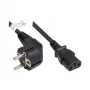 Good Connections Schuko naar IEC C13 stroomkabel, haakse stekker, 1,5 m, zwart