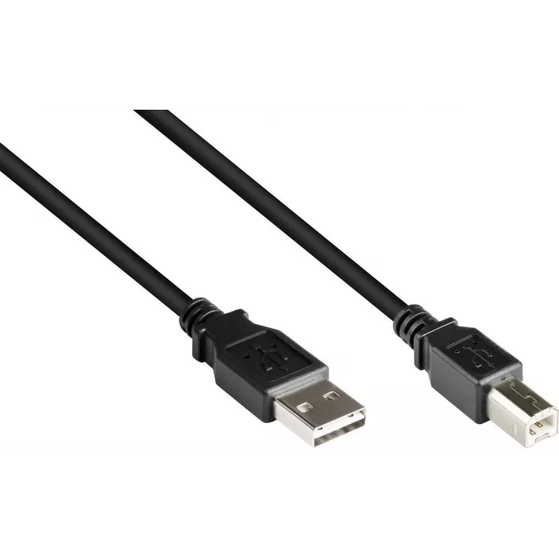 Good Connections USB 2.0-kabel A-B 2 m zwart