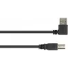 Good Connections USB 2.0 kabel Type-A haaks naar Type-B - Zwart - 0,5 m