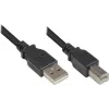 Good Connections USB 2.0-kabel Type-A naar Type-B - zwart - 0,5 m