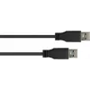 Good Connections USB 3.0-kabel, Type-A stekker naar Type-A stekker, zwart, 0,5 m 2712-S005