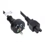 GoodConnections AC-netkabel - Australische stekker naar IEC C5 klaverblad, 1,8 m, zwart