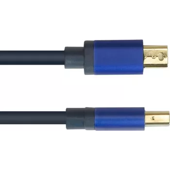 GoodConnections Alcasa 4824-SF010B Mini DisplayPort naar DisplayPort-kabel 1m blauw 4K@60Hz