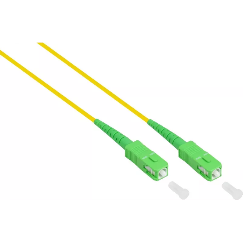 GoodConnections Alcasa LW-S920SASA OS2 singlemode glasvezel-patchkabel LC naar SC, 20 m, geel, LSZH