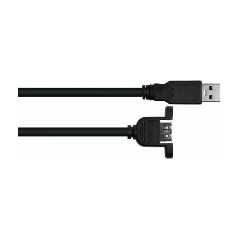 GoodConnections Alcasa UK20P-AEA-020S USB 2.0 verlengkabel, USB-A stekker naar USB-A bus, 2 m, zwart
