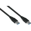 GoodConnections Alcasa UK30P-AA-030S USB 3.2 Gen 1 kabel – USB-A naar USB-A, 3 m, zwart
