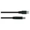 GoodConnections Alcasa UK30P-AB-005S USB 3.2 Gen 1 kabel, USB-A naar USB-B, 0,5 m, zwart