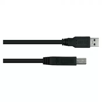 GoodConnections Alcasa UK30P-AB-005S USB 3.2 Gen 1 kabel, USB-A naar USB-B, 0,5 m, zwart