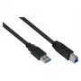 GoodConnections Alcasa UK30P-AB-005S USB 3.2 Gen 1 kabel, USB-A naar USB-B, 0,5 m, zwart