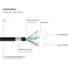 GoodConnections Alcasa UK30P-AMB-005S USB 3.2 Gen 1 kabel, USB-A naar Micro-B, 0,5 m, zwart