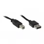 GoodConnections Alcasa USB 2.0 A/B-kabel 1m verguld