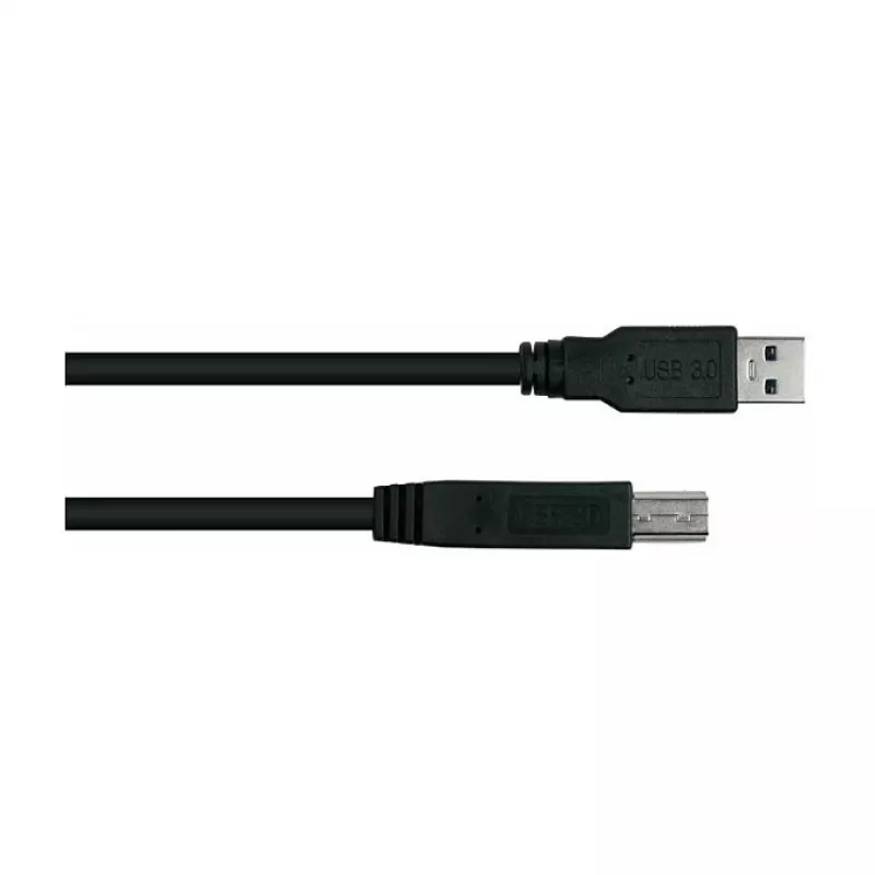 GoodConnections Alcasa USB 3.2 Gen 1 kabel A naar B 1,8 m zwart