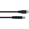GoodConnections Alcasa USB 3.2 Gen 1 kabel A naar B 1,8 m zwart