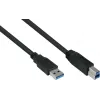 GoodConnections Alcasa USB 3.2 Gen 1 kabel A naar B 1,8 m zwart